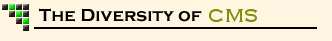 The diversity of CMS